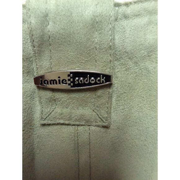 Jamie Sadock Shorts Womens 6 Honeydew Green Golf Suede-like Polyester Pockets - Picture 5 of 6